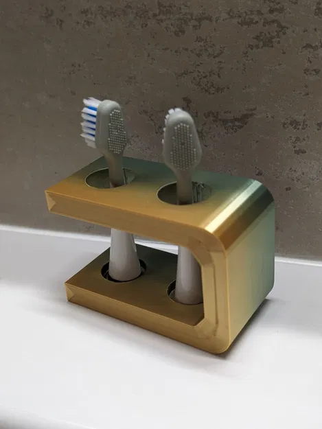 Giá đỡ đầu bàn chải đánh răng in bằng PLA cầu vồng - Image 2