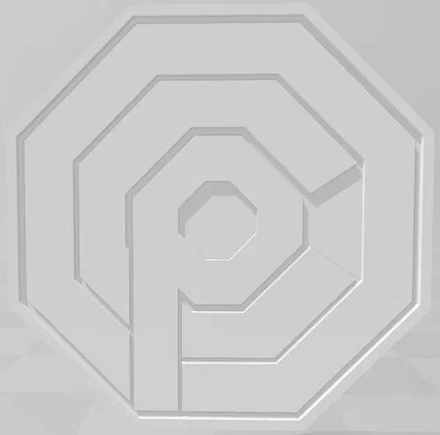 Biểu tượng OCP từ thương hiệu RoboCop trang trí tường - Image 1