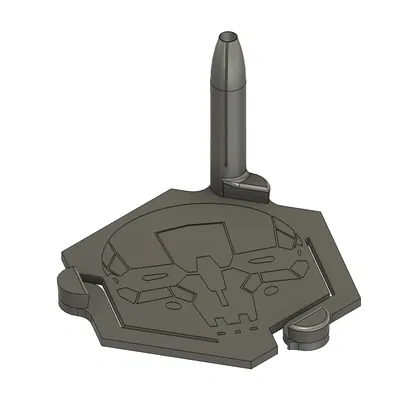 Giá đỡ cờ mini hình lục giác cho mô hình Battletech