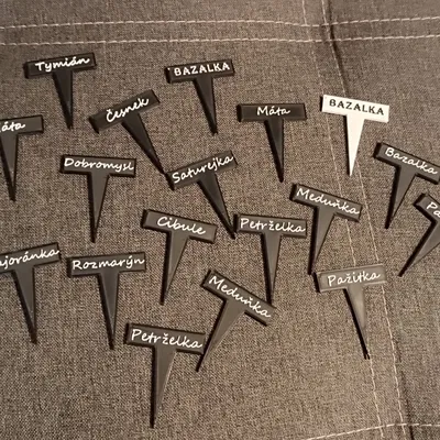 Nhãn thảo mộc và rau củ CZK kích thước nhỏ