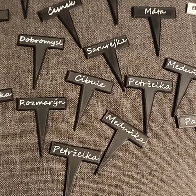 Nhãn thảo mộc và rau củ CZK kích thước nhỏ