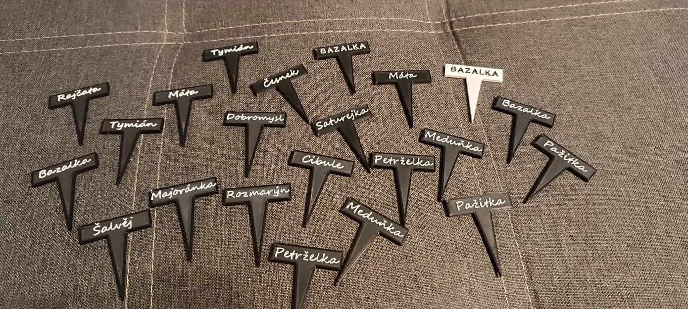 Nhãn thảo mộc và rau củ CZK kích thước nhỏ - Image 4