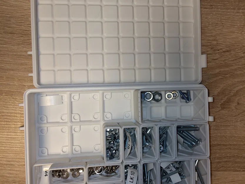 Nắp hộp Rugged Gridfinity thích hợp cho thùng nửa kích thước - Image 2