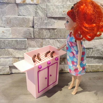 Búp bê Barbie với bộ đồ nướng BBQ độc đáo
