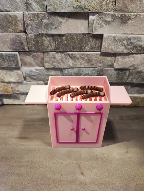 Búp bê Barbie với bộ đồ nướng BBQ độc đáo - Image 3