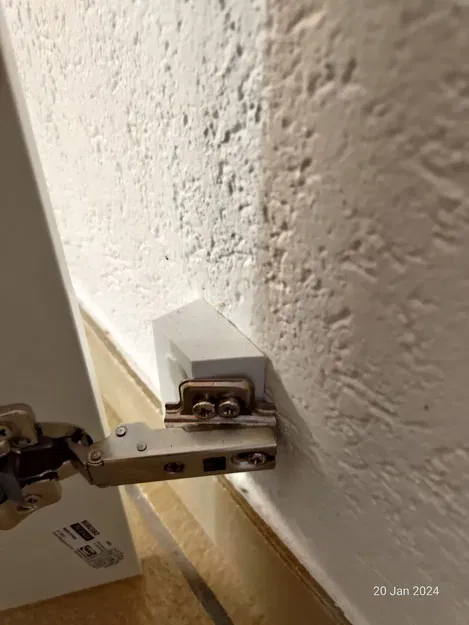 Giá đỡ bản lề cho tủ góc IKEA Pax Forsand - Image 1