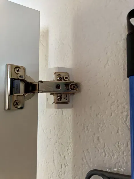 Giá đỡ bản lề cho tủ góc IKEA Pax Forsand - Image 2