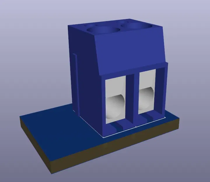 Mô hình diode Zener SOD80 và khối đầu nối DG300-5.0 - Image 4