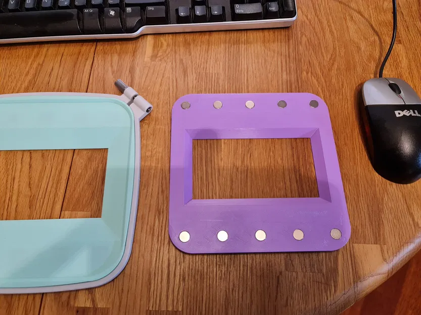 Phụ kiện khung thêu từ tính cho Janome MC550E - Image 4