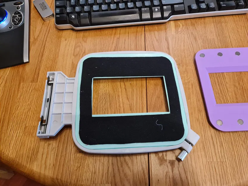 Phụ kiện khung thêu từ tính cho Janome MC550E - Image 5