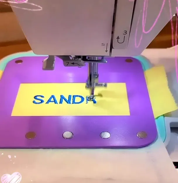 Phụ kiện khung thêu từ tính cho Janome MC550E - Image 6