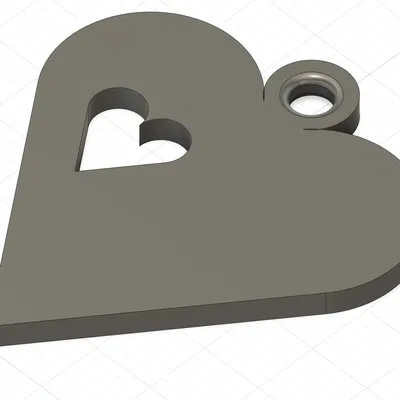 Bông tai hình trái tim dễ thương