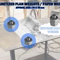 Bulong từ tính - Đồ giữ giấy / Trọng lượng kế hoạch - Thumbnail 1