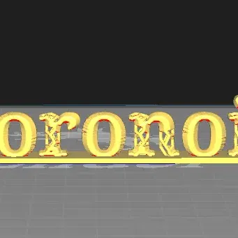 Nghệ thuật chữ 3D Voronoi² với thiết kế hình học độc đáo