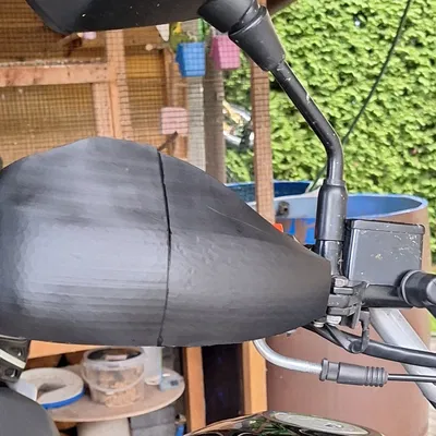 Bảo vệ tay lái xe máy in từ PETG