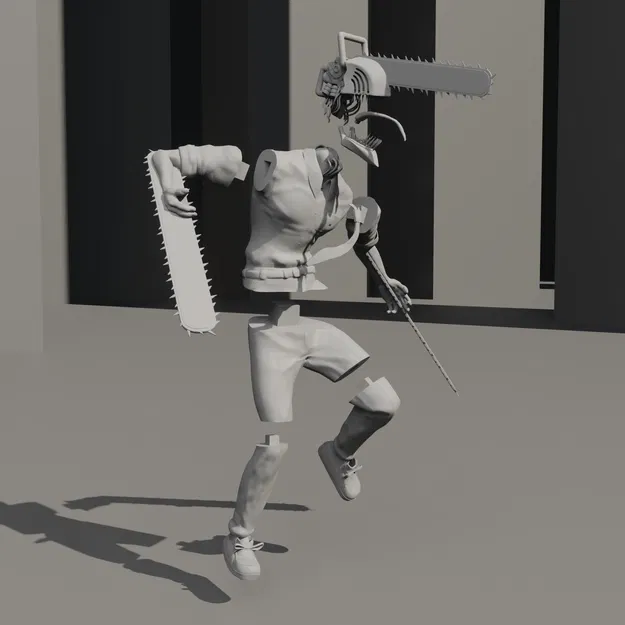 Mô hình minifigure Denji từ anime Chainsaw Man - Image 2