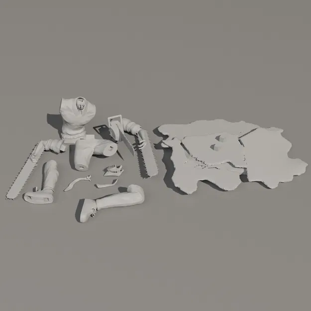 Mô hình minifigure Denji từ anime Chainsaw Man - Image 3