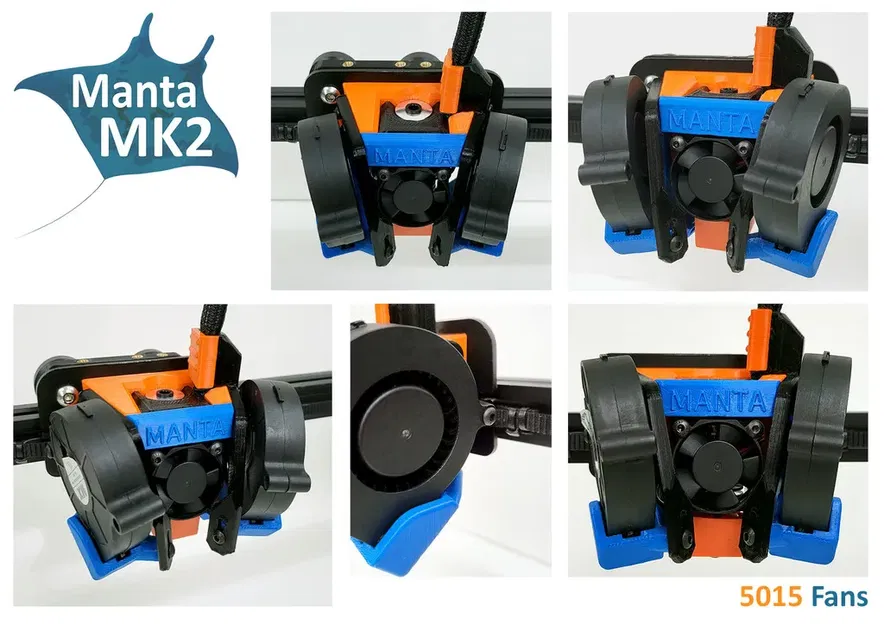 Hệ thống đầu ống dẫn và công cụ Manta MK2 cho máy in Ender 5 - Image 2