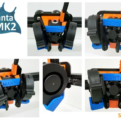 Hệ thống đầu ống dẫn và công cụ Manta MK2 cho máy in Ender 5