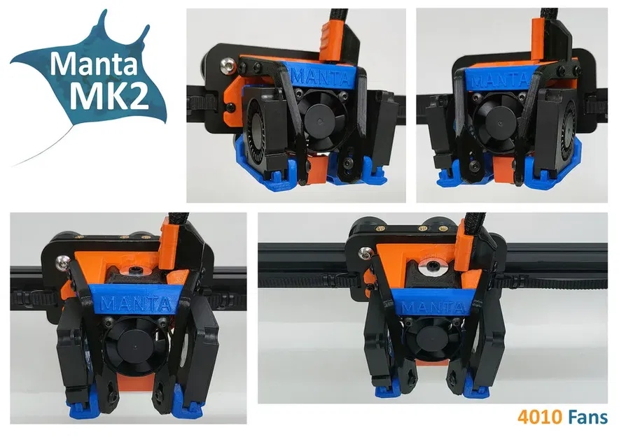 Hệ thống đầu ống dẫn và công cụ Manta MK2 cho máy in Ender 5 - Image 3