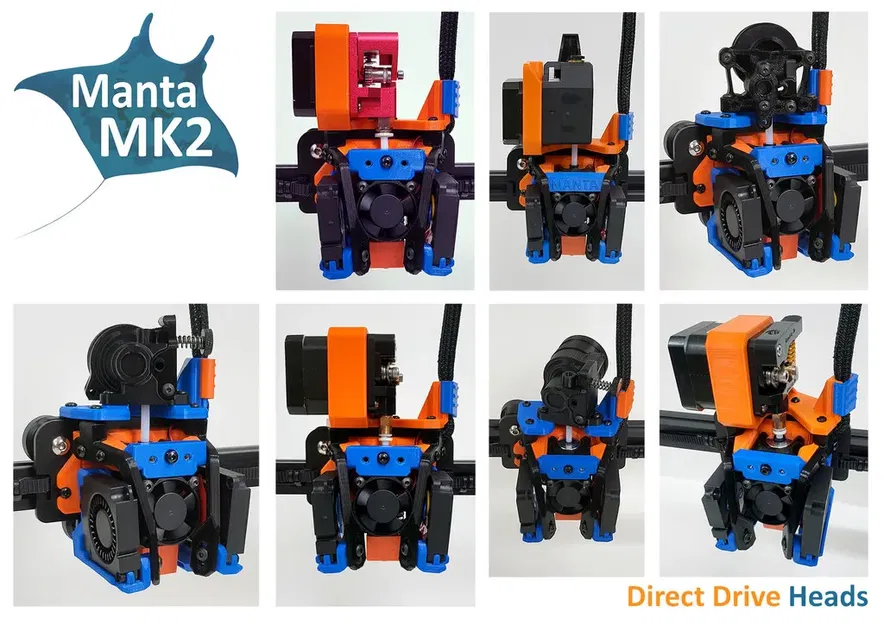 Hệ thống đầu ống dẫn và công cụ Manta MK2 cho máy in Ender 5 - Image 4