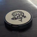 Bộ 4 miếng lót ly Gecko và giá đỡ - Thumbnail 1