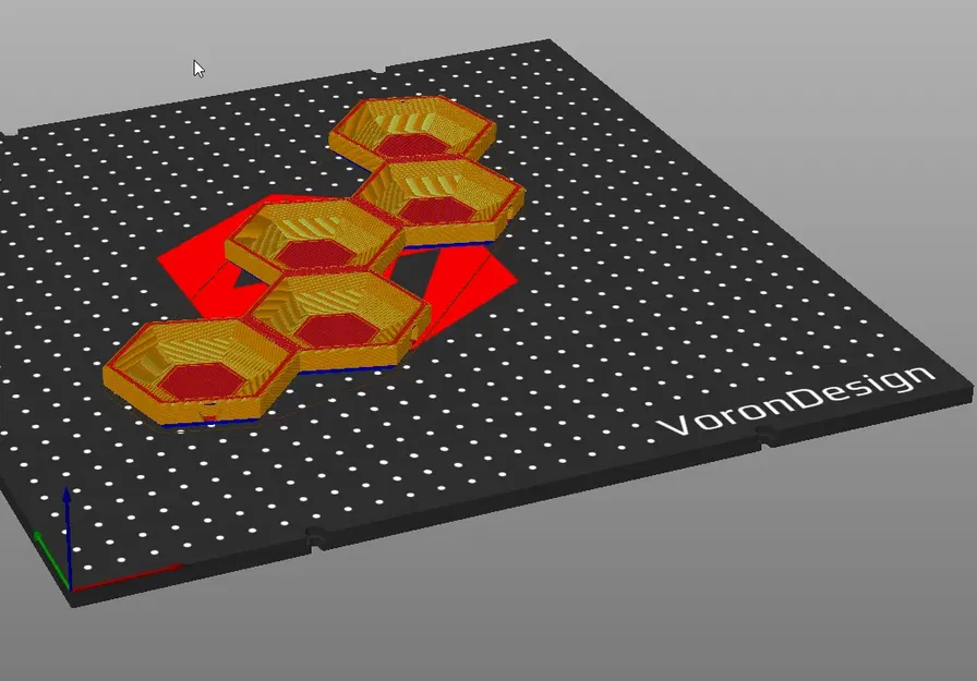 Khay chứa 5 cạnh nghiêng từ tính Low Poly - Image 4