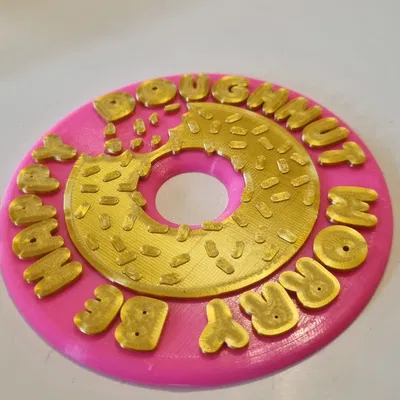 Đế ly hai màu cho người yêu bánh donut