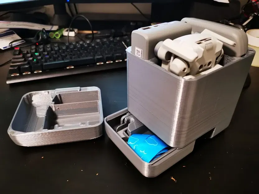 Hộp du lịch DJI Mini 2 được điều chỉnh cho điện thoại dày - Image 2