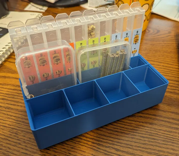 Thùng Gridfinity cho nam châm và phụ kiện lắp đặt nhiệt - Image 1