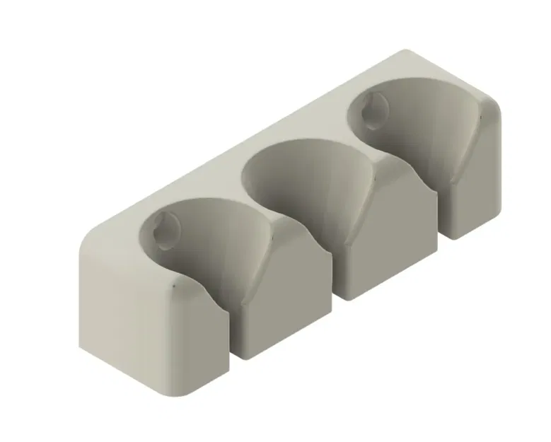 Giá đỡ cáp tổ chức treo tường (3/6 khe) - Image 2