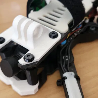 Giá đỡ GoPro cho khung Demibot Botgrinder với bộ đệm