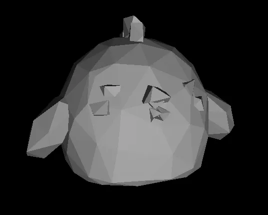 Gà Low Poly phong cách tối giản - Image 1