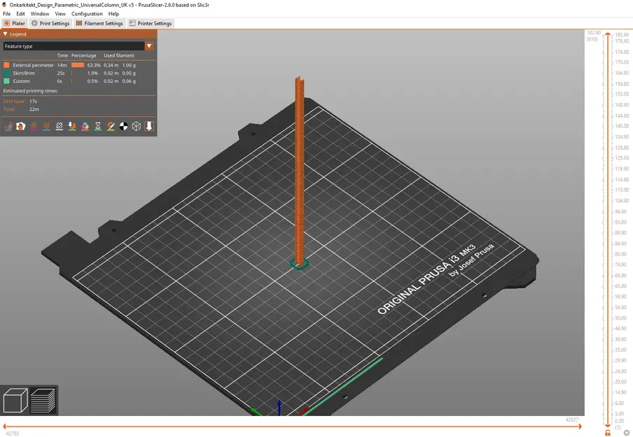 Cột thép đa năng kích thước 152x152x23 thiết kế tham số - Image 1