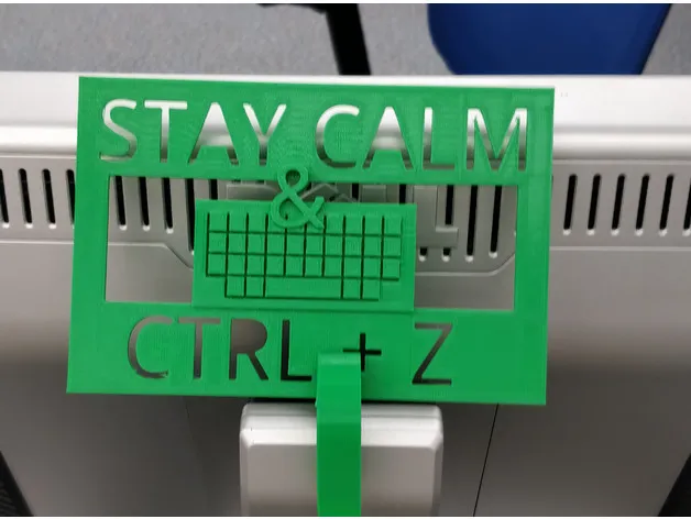 Giữ bình tĩnh với biểu ngữ CTRL Z / ALT DELETE - Image 2