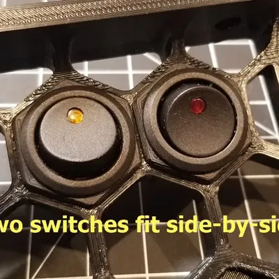 Công tắc gạt cho váy Voron 2.4 với thiết kế vừa vặn