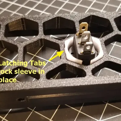 Công tắc gạt cho váy Voron 2.4 với thiết kế vừa vặn