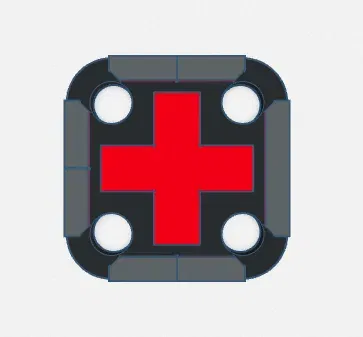 Thẻ cứu thương cho ba lô với thiết kế đa màu sắc - Image 1