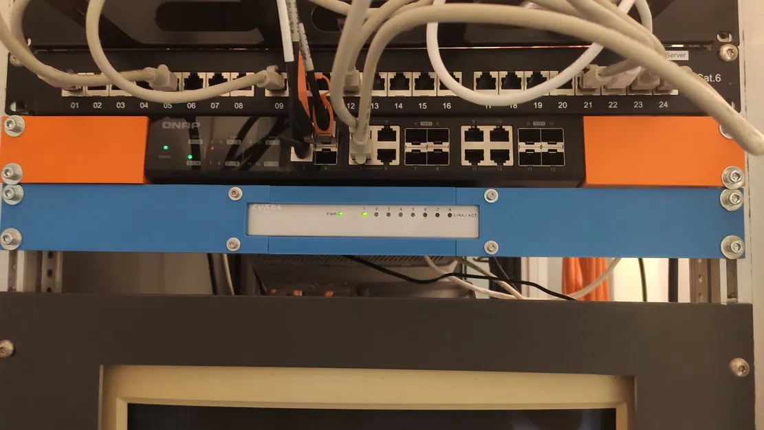 Giá đỡ 1U cho switch để bàn Zyxel 19 - Image 1