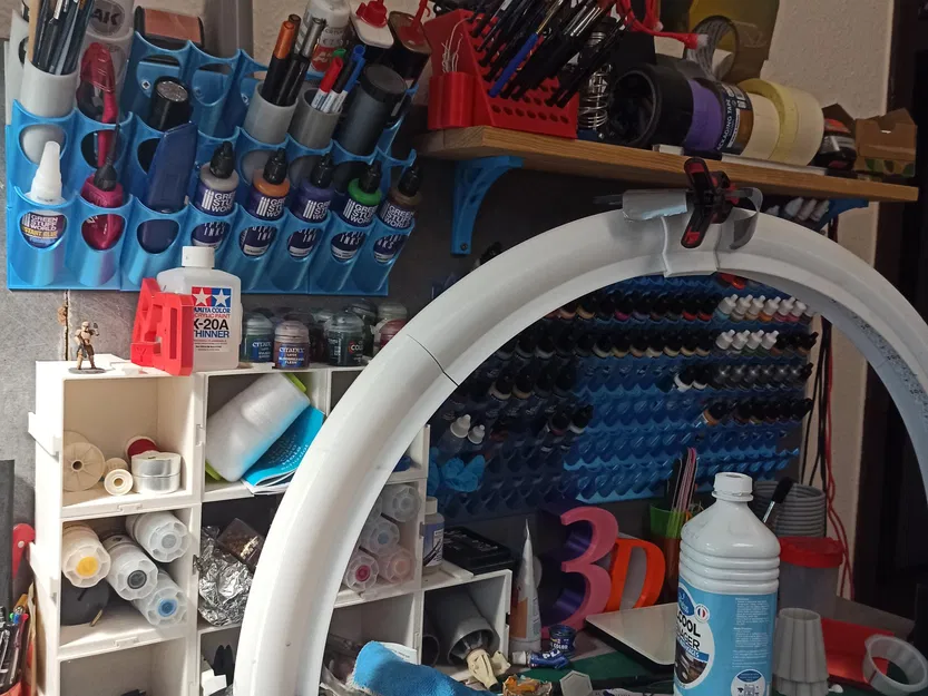 Giá đỡ tường cho thinner và dụng cụ vẽ - Image 2