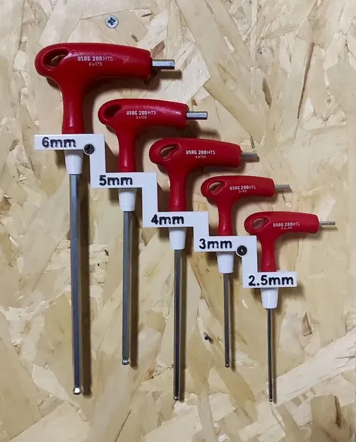 Giá đỡ tường cho chìa khóa lục giác USAG - 280 - Image 1