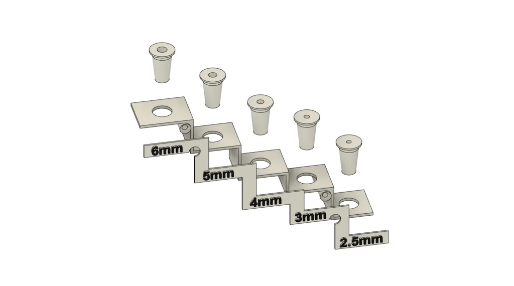 Giá đỡ tường cho chìa khóa lục giác USAG - 280 - Image 4