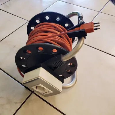 Giá đỡ cuộn dây điện tự cuốn từ ống nhựa