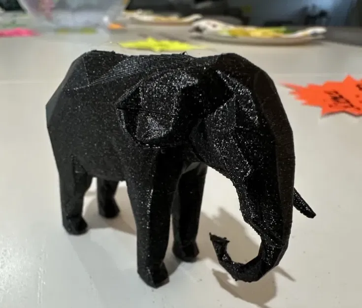 Voi thấp poly cho sở thú - Image 1