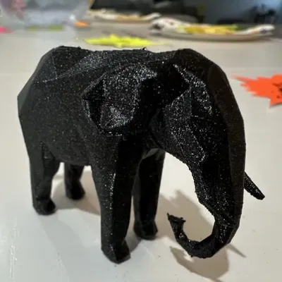 Voi thấp poly cho sở thú