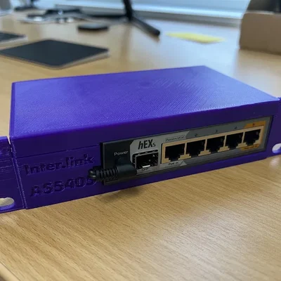 Giá đỡ rack cho router Mikrotik hEX S (RB760iGS)