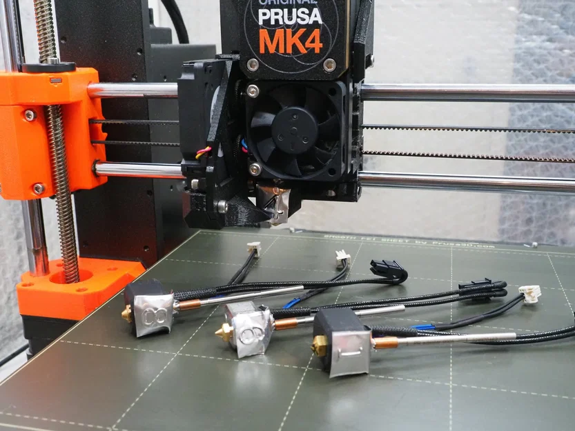 Thẻ nhôm cho Nextruder hiển thị kích thước vòi phun - Image 1