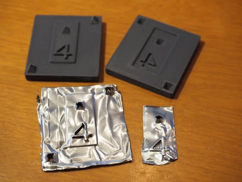 Thẻ nhôm cho Nextruder hiển thị kích thước vòi phun - Image 2