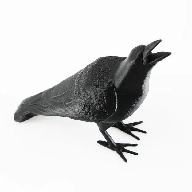 Mô hình quạ vui nhộn không cần hỗ trợ in 3D - Image 1