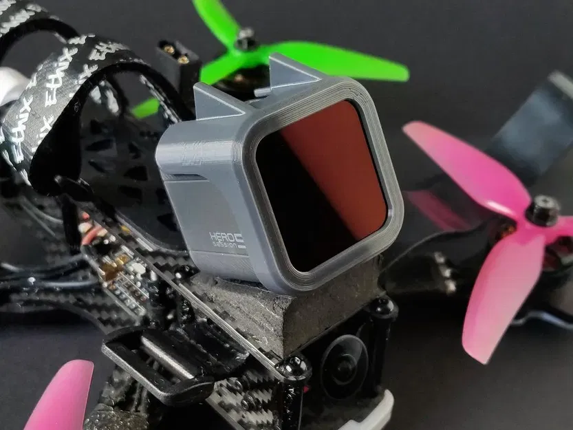 Giá đỡ FPV Gopro Session 5 kiểu mặt ôm mèo - Image 1